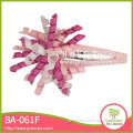 This product has three colors boutique hair bow clips